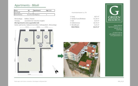 Istrien | Apt. 1.7 – 2. Raumwunder mit Ausblick